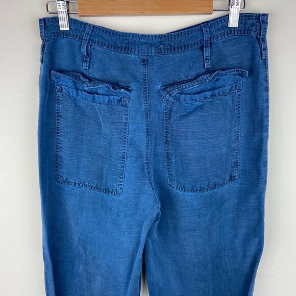 Anthropologie Audra Utility Crop Pant - Blue - Picture 7 of 8
